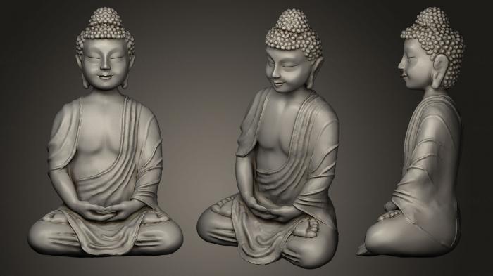 نموذج ثلاثي الأبعاد لآلة CNC تماثيل بوذا تمثال بوذا